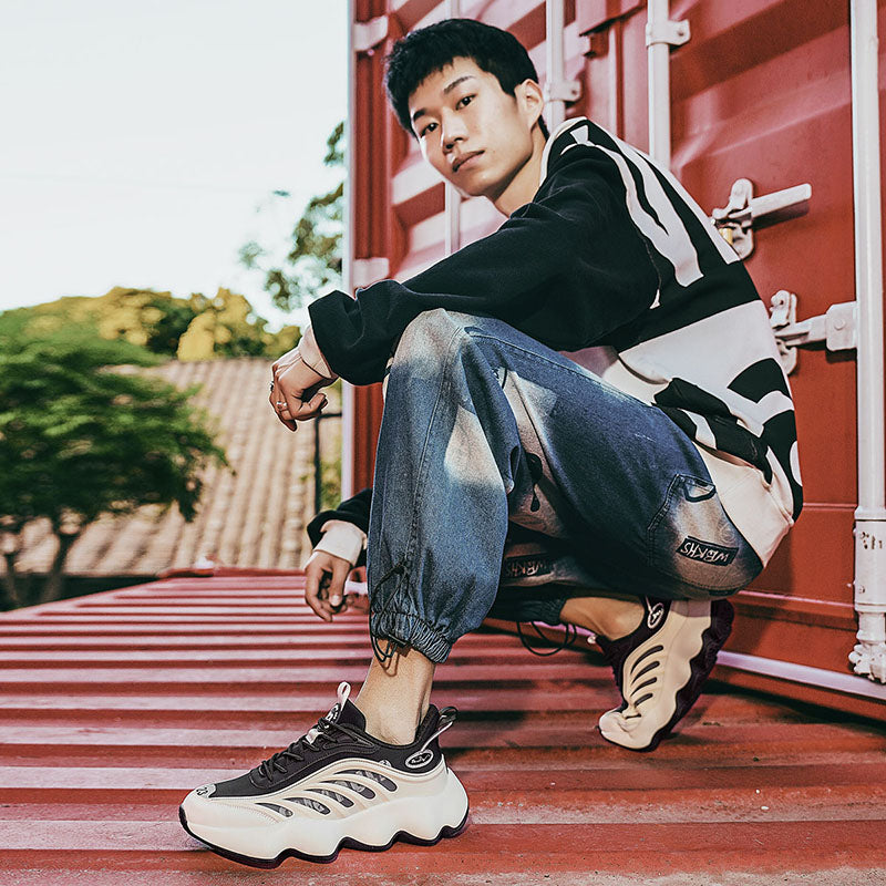 HEBRON 'Ground Zero' T84 Sneakers - Luxuryurbanwear