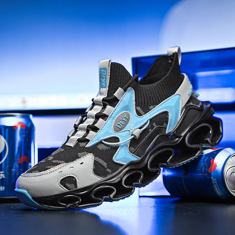 Side profile of Myth Power T84 sneakers showing the 6.5cm chunky tectonic sole