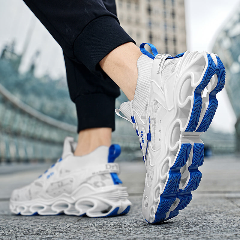 Side profile of Myth Power T84 sneakers showing the 6.5cm chunky tectonic sole