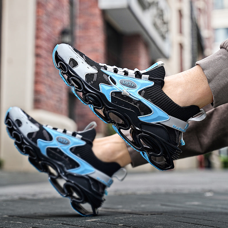 Side profile of Myth Power T84 sneakers showing the 6.5cm chunky tectonic sole