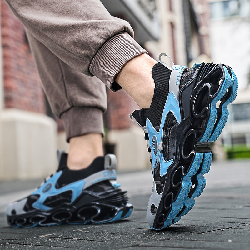 Side profile of Myth Power T84 sneakers showing the 6.5cm chunky tectonic sole