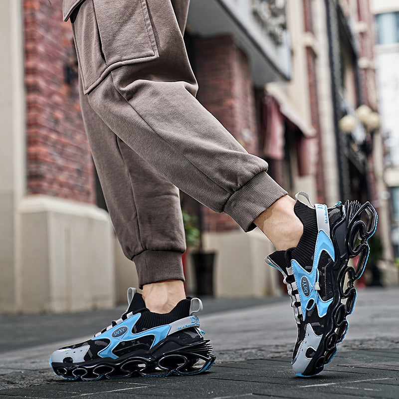 Side profile of Myth Power T84 sneakers showing the 6.5cm chunky tectonic sole