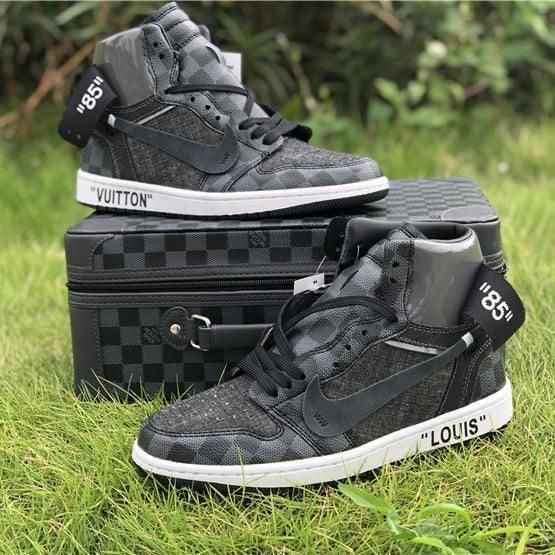 Custom Air Jordan 1 x Monogram Logo