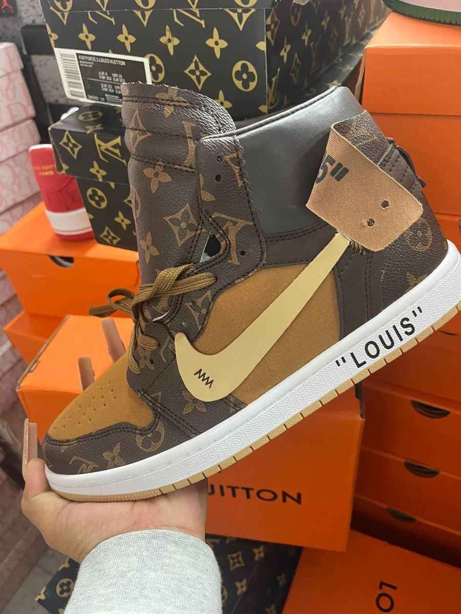 Air Jordan 1 x Monogram Logo - Luxury Sneakers