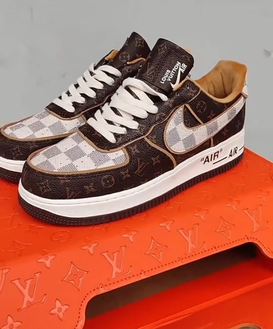 Custom Monogram Air Force 1 Low 07 - Luxuryurbanwear
