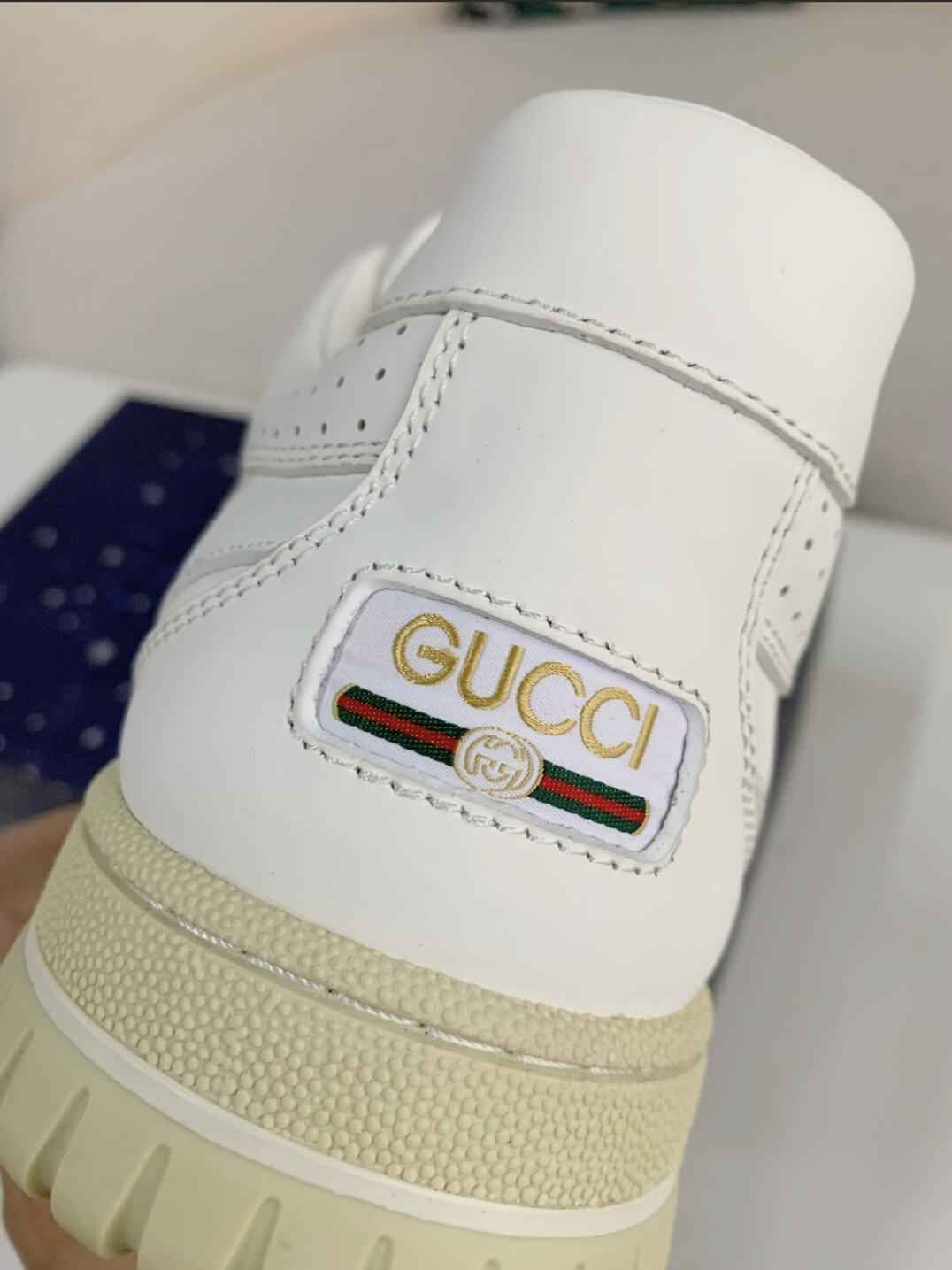 Gucci Mac80 Sneaker – White Leather & Off-White Sole