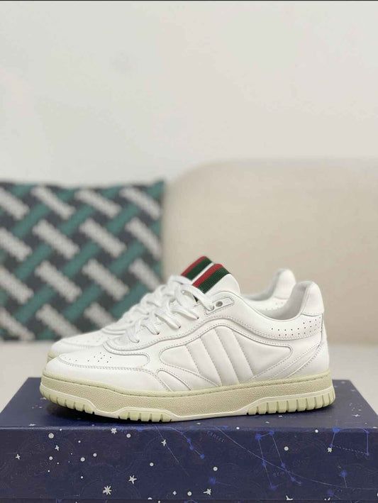 Gucci Mac80 Sneaker – White Leather & Off-White Sole