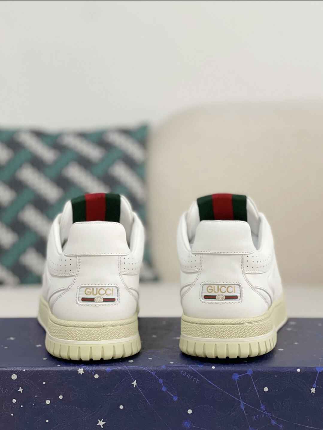Gucci Mac80 Sneaker – White Leather & Off-White Sole