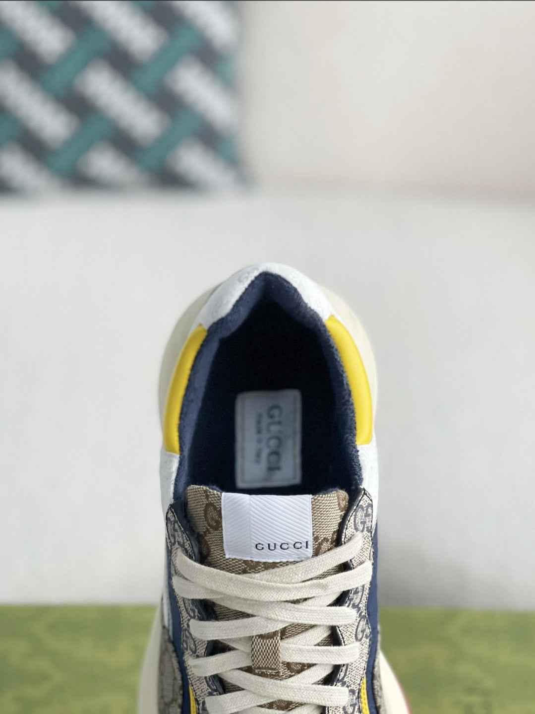 Gucci Rhyton Sneaker – Multicolor GG Supreme & White Mini GG Canvas