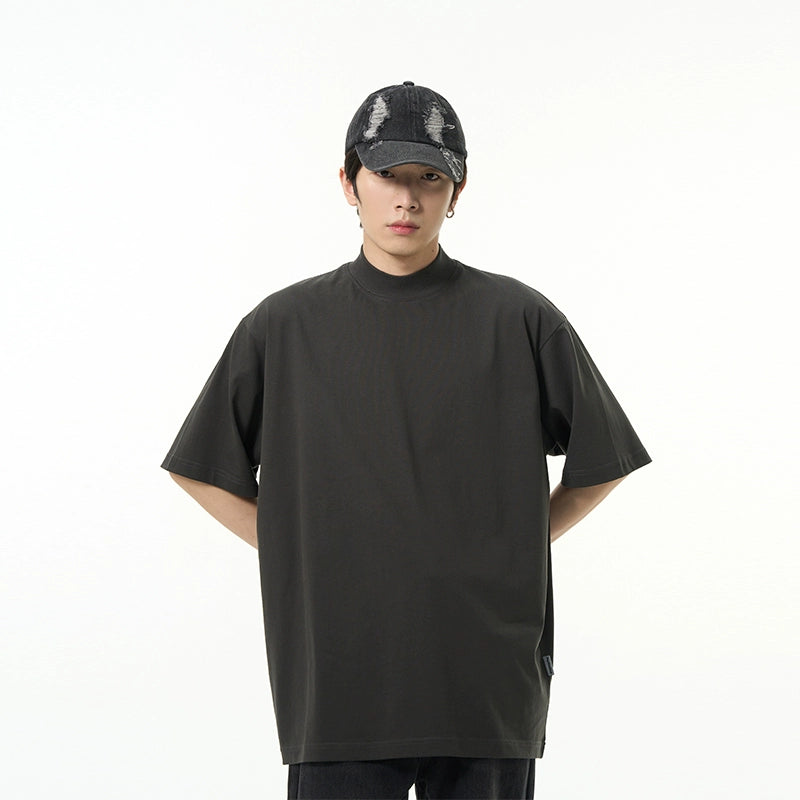 Elevated Essentials High Neck T-Shirt - Notkicks