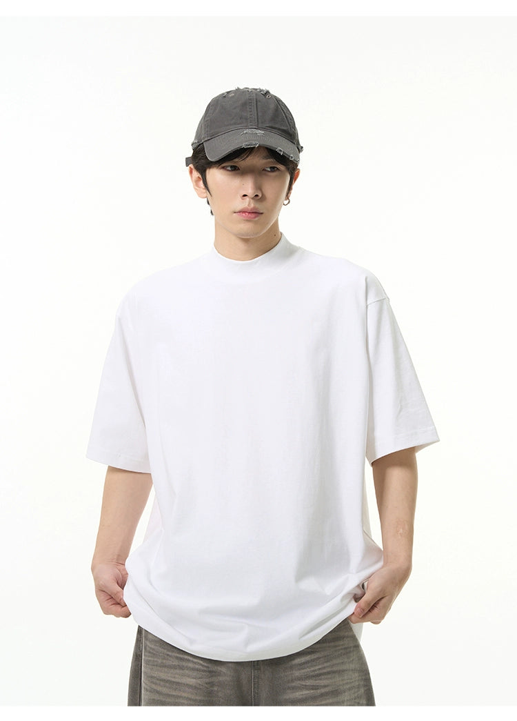 Elevated Essentials High Neck T-Shirt - Notkicks
