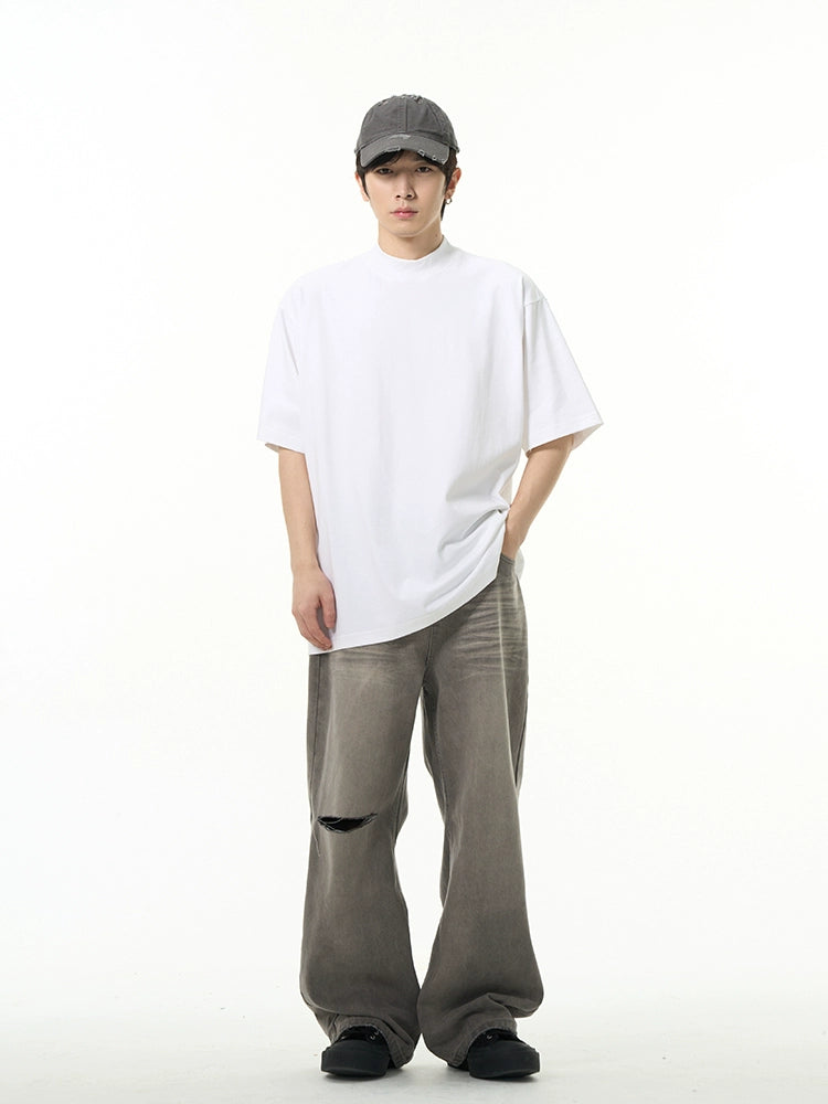 Elevated Essentials High Neck T-Shirt - Notkicks