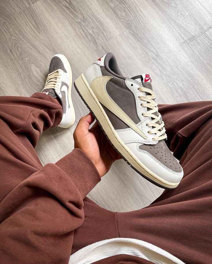 Fragment Travis Scott Air Jordan 1 Low Limited Edition Sneakers