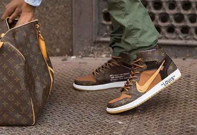 Air Jordan 1 x Monogram Logo - Luxury Sneakers
