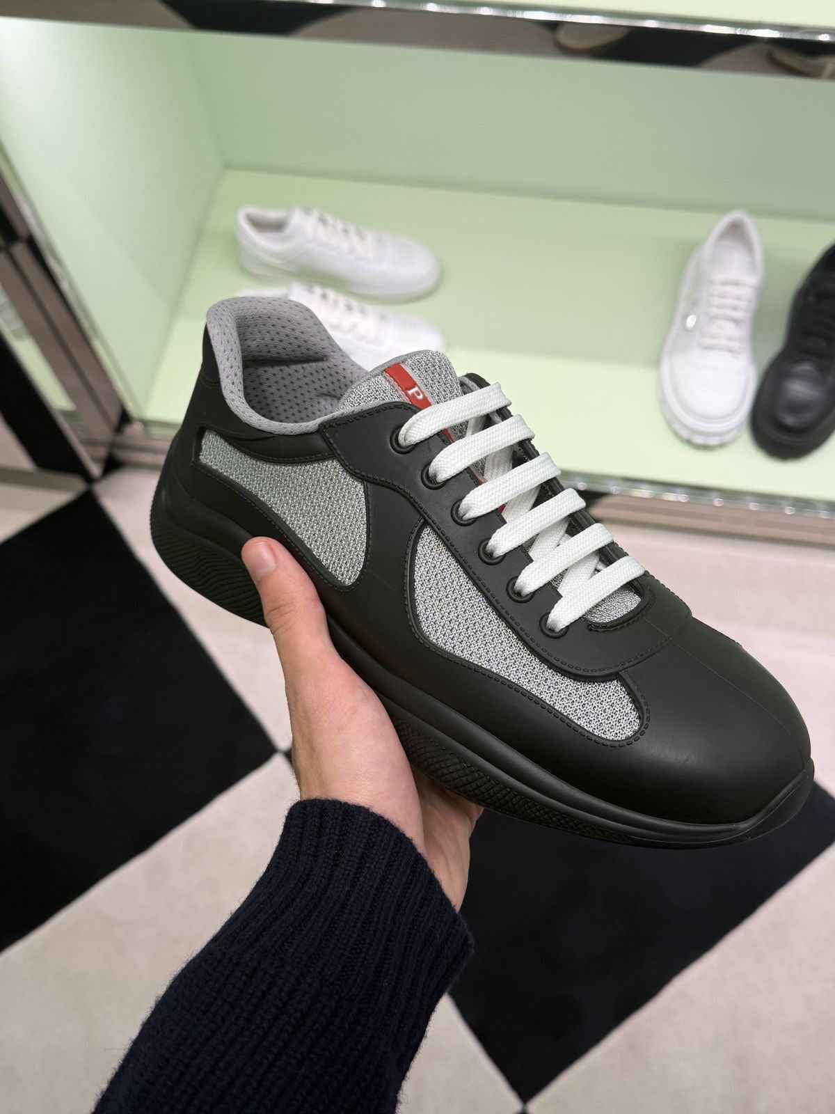 America's Cup Sneakers Rubber Black