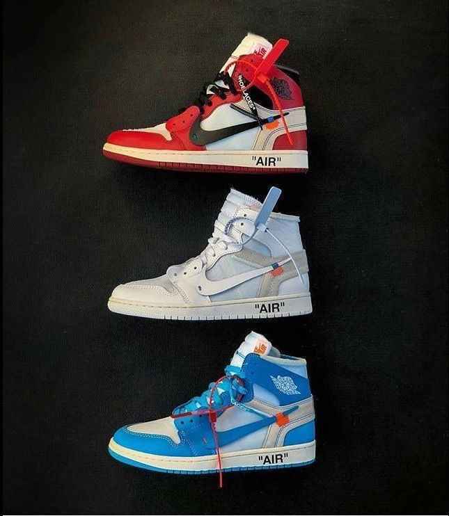 Custom Air Jordan 1 OFF-White Chicago Sneakers SneakerNational