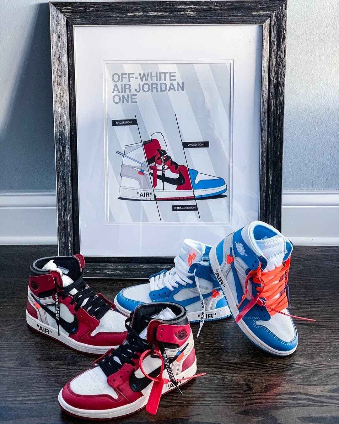 Custom Air Jordan 1 OFF-White Chicago Sneakers SneakerNational