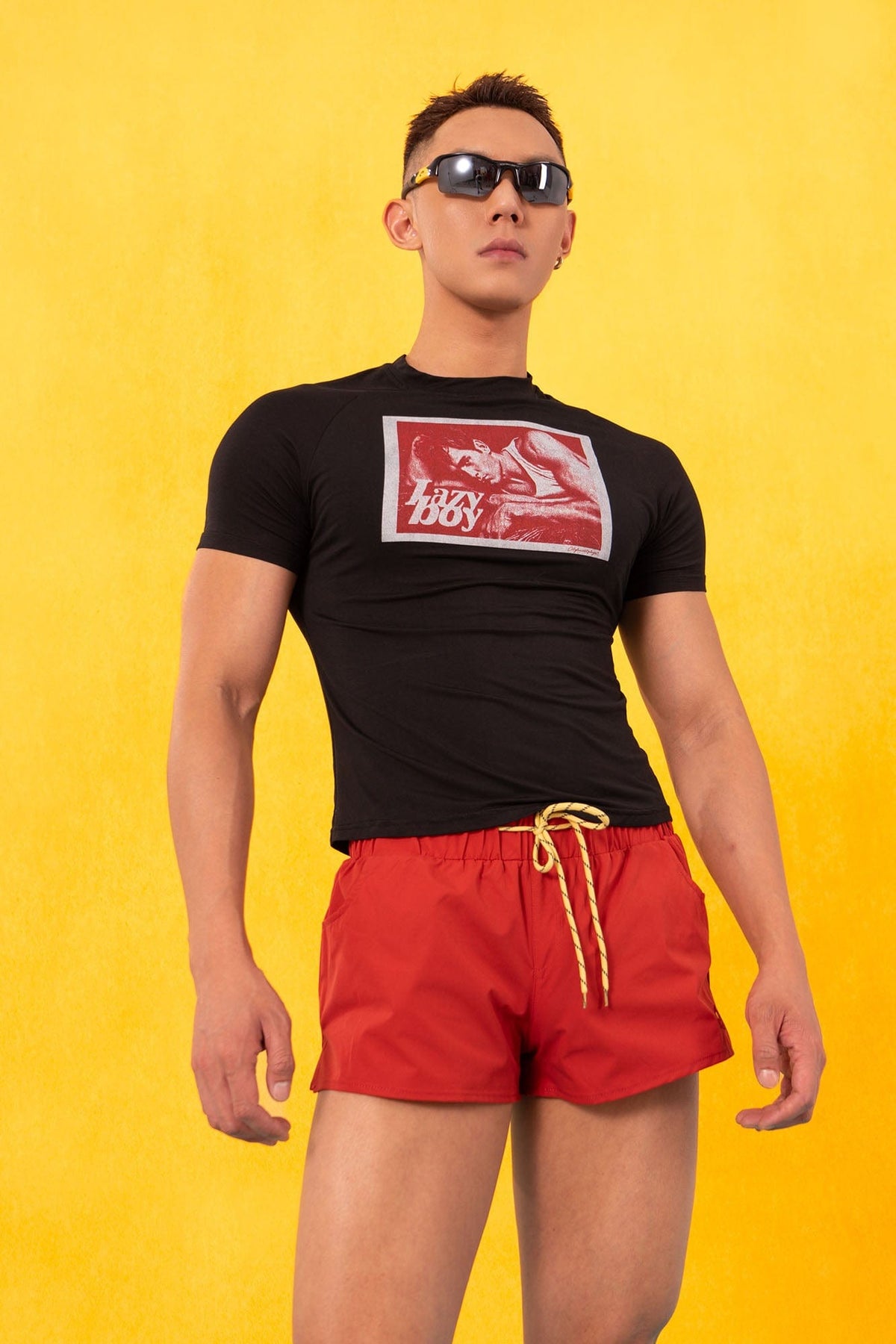Lazy Boy Graphic Fitted Tee - Notkicks