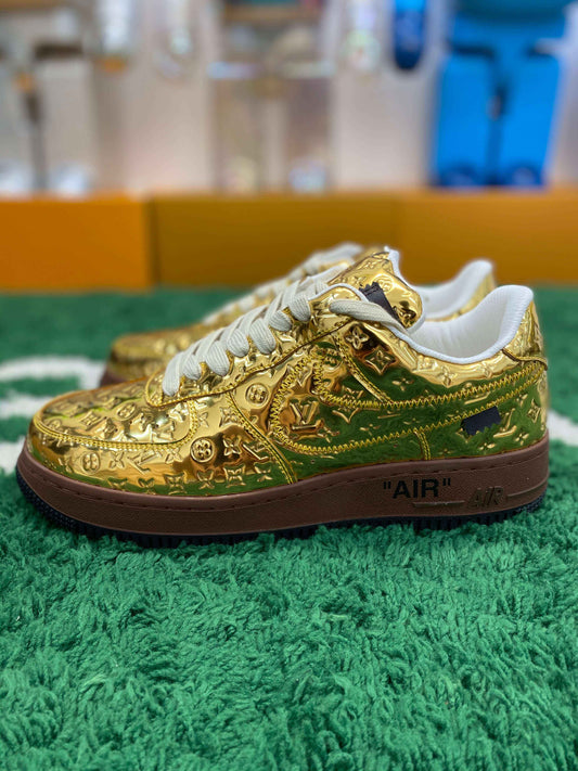 Air Force 1 Low by Virgil Abloh – Metallic Gold