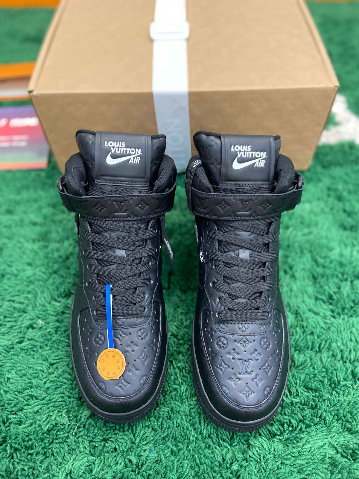 Air Force 1 Mid by Virgil Abloh – Triple Black Monogram