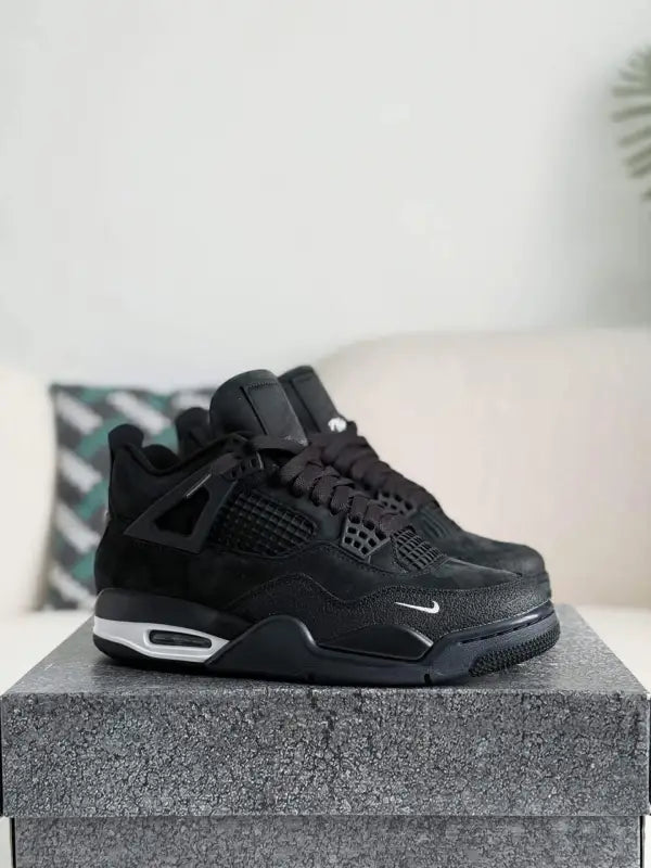 Nike Air Jordan 4 Retro x Nigel Sylvester Black Brick by Brick - OMYGOODS