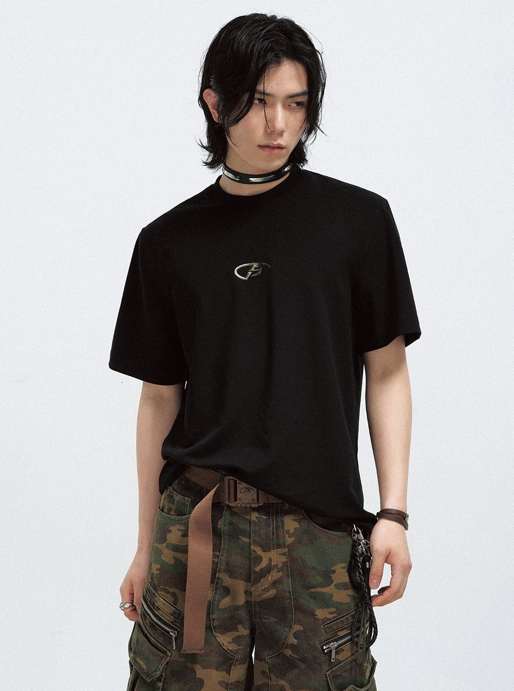 Men's Logo Skin-Friendly T-Shirt - Notkicks