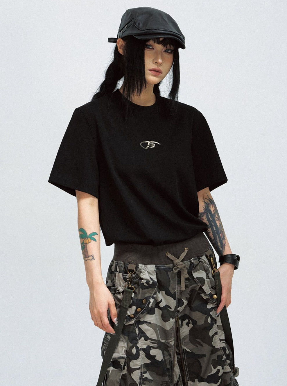 Men's Logo Skin-Friendly T-Shirt - Notkicks