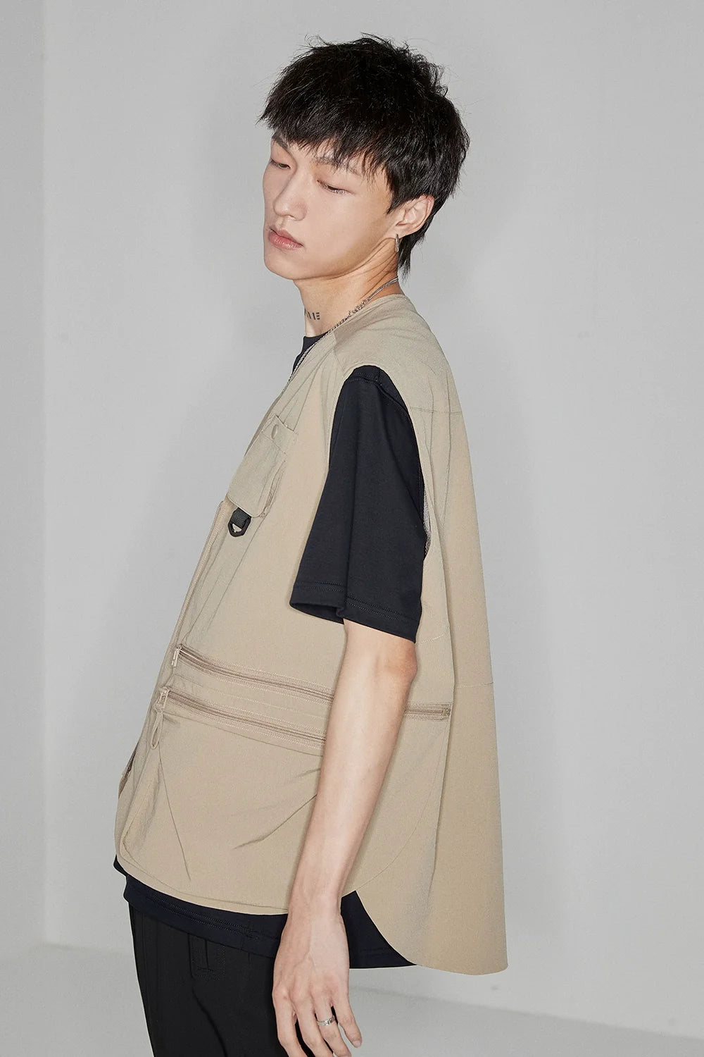 Color Block Letter Print Standard Tee - Notkicks
