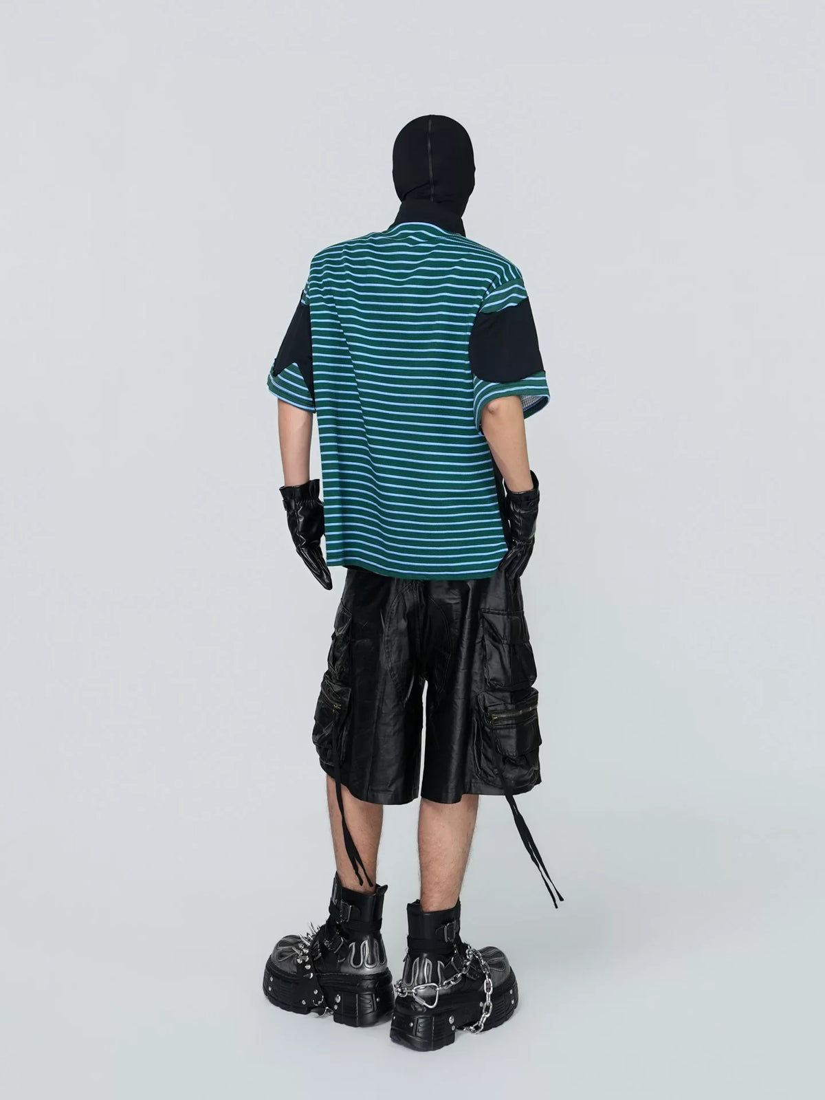 Tidal Vector Half-Zip Striped Tech Tee - Notkicks