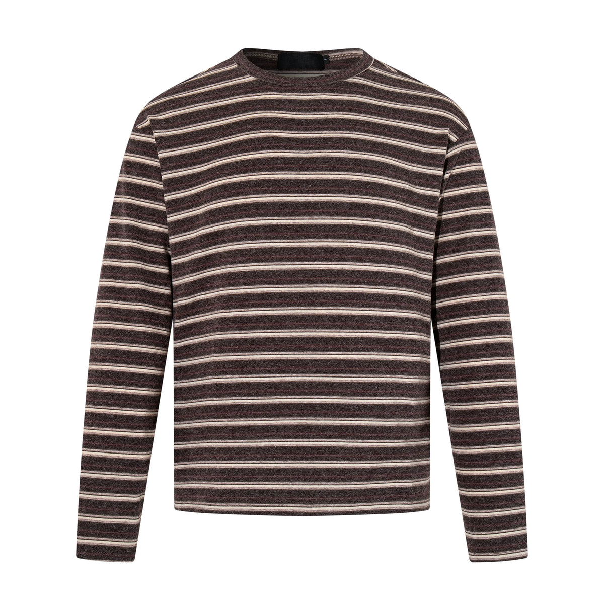 Strata Stripe Long‑Sleeve Tee - Notkicks