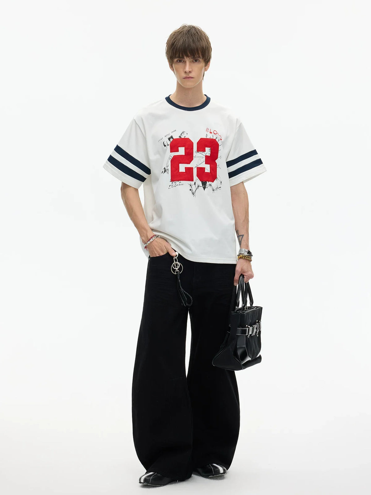 Blood Tour 23 Varsity Tee - Notkicks