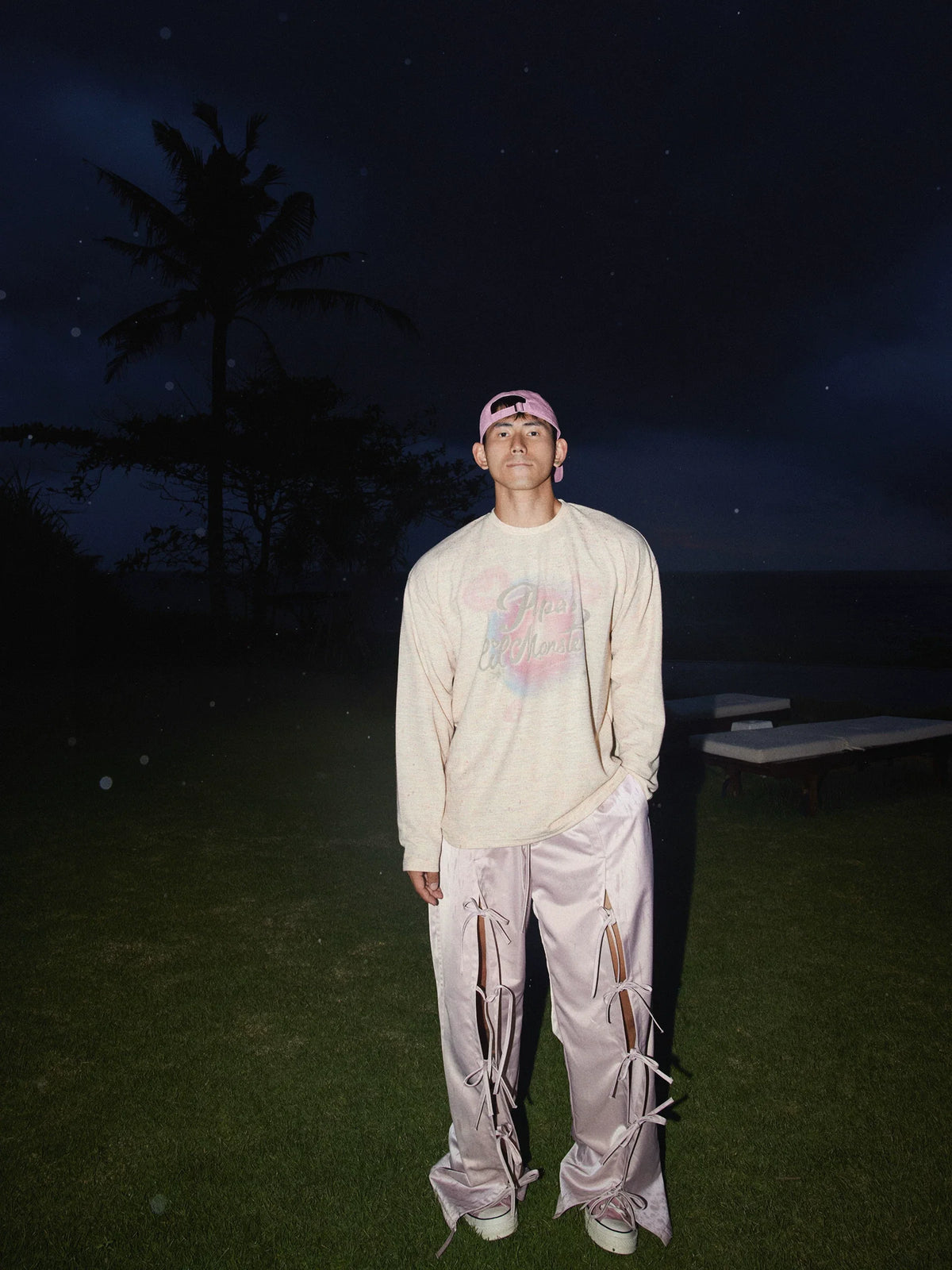Pastelfade Graphic Long Sleeve Tee - Notkicks
