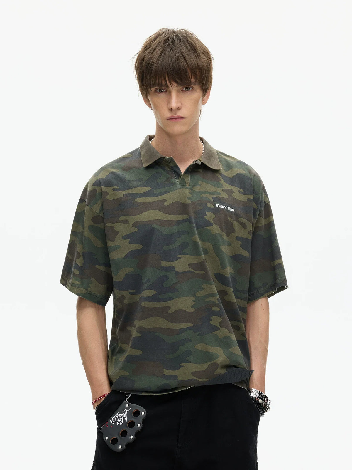 Evergreen Camo Everything Polo Tee - Notkicks