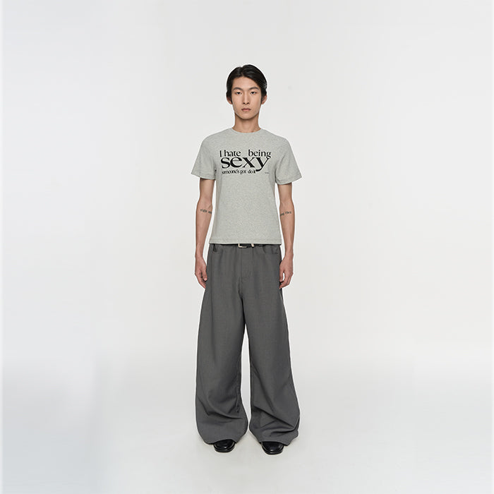 Letter-Print Short-Sleeve T-Shirt - Notkicks