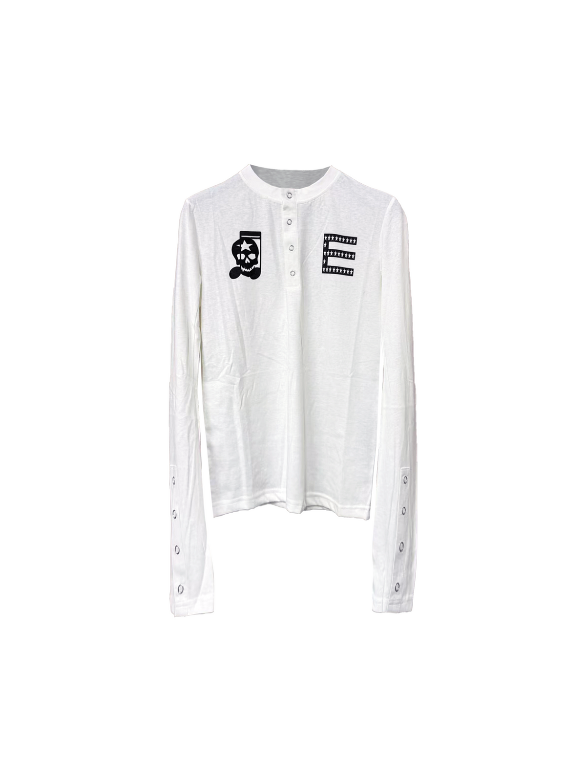 Eclipse Glyph Skull Henley Longsleeve - Notkicks