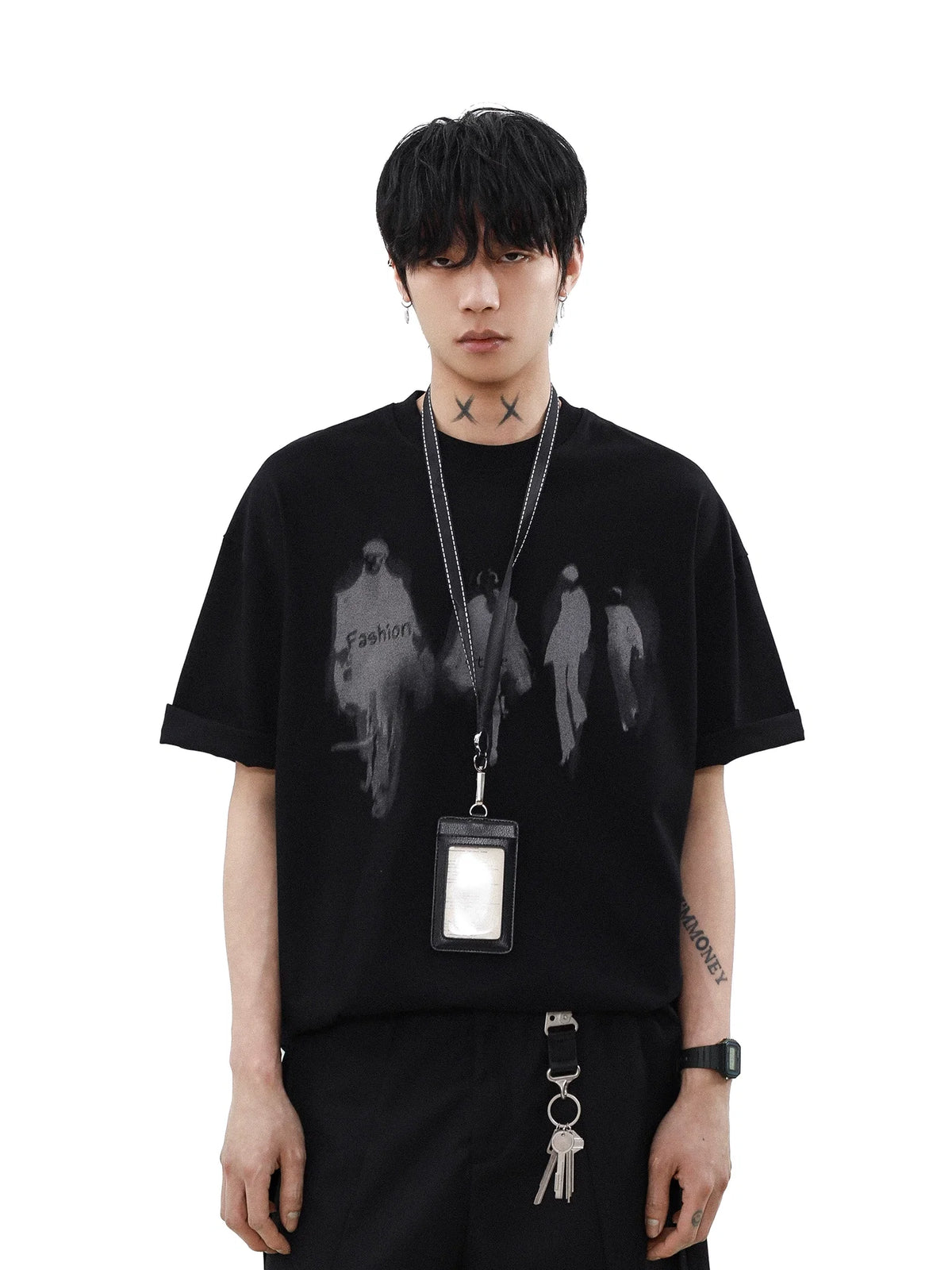 Runway Shadows Oversized Graphic Tee - Notkicks