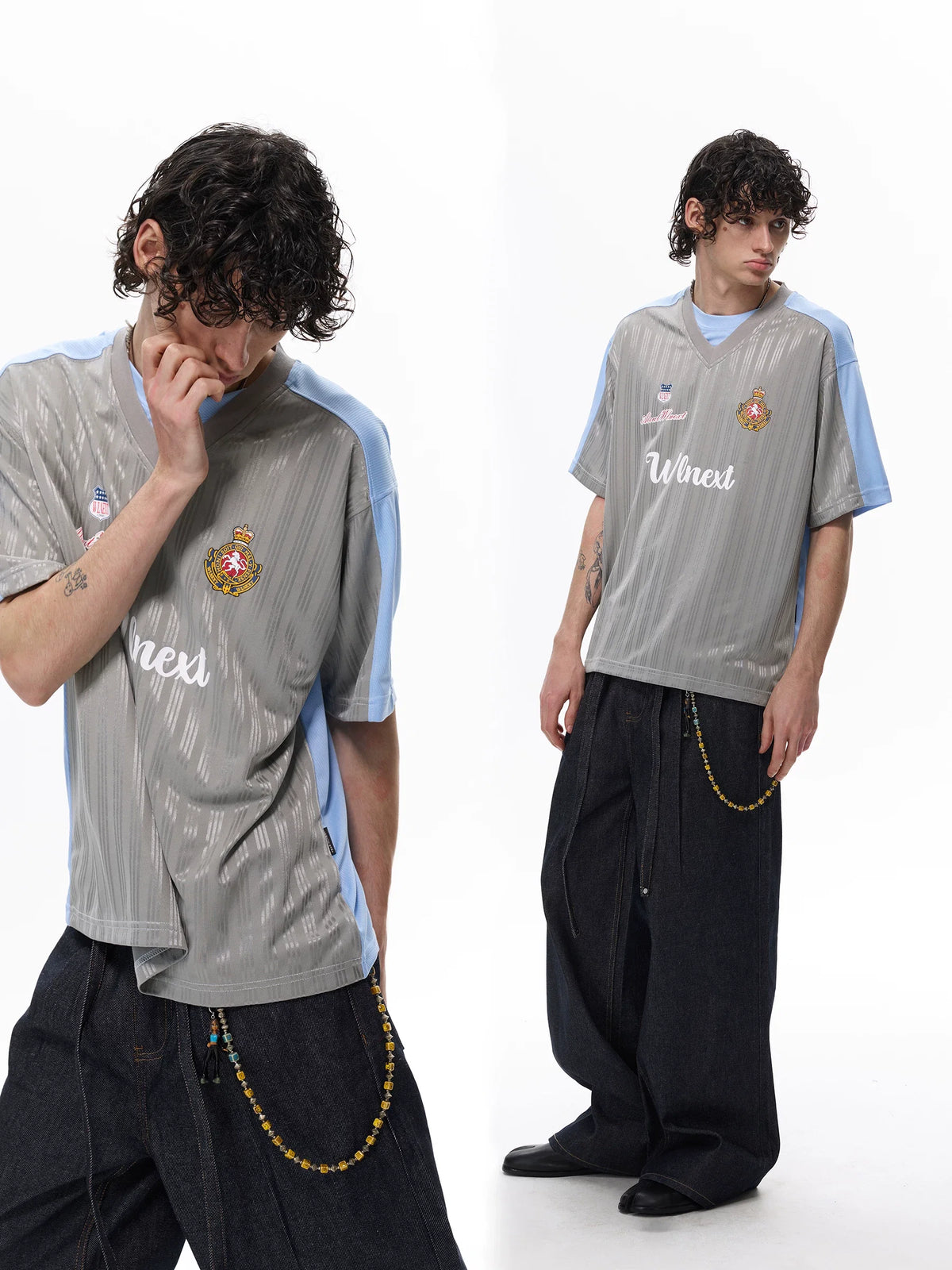 Silver Crest Pitch Jersey Tee - Notkicks