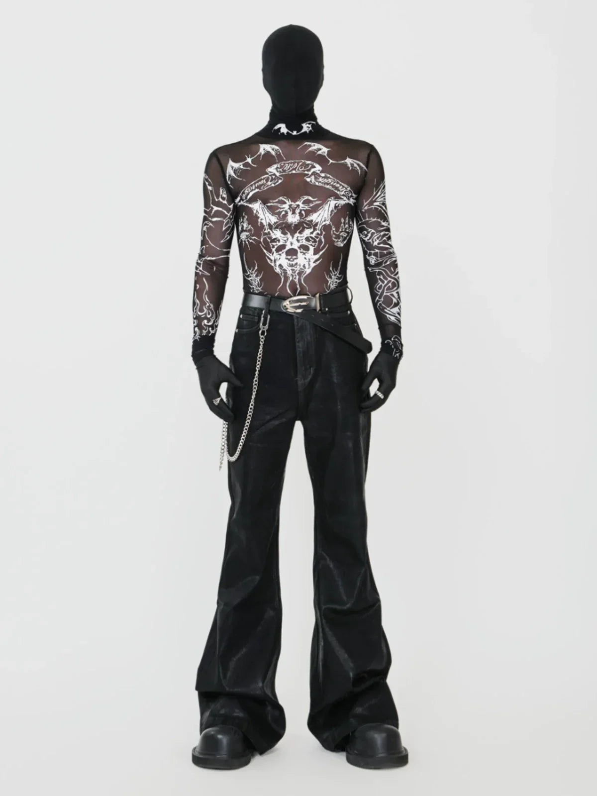 Nightspawn Tattoo Mesh Top - Notkicks