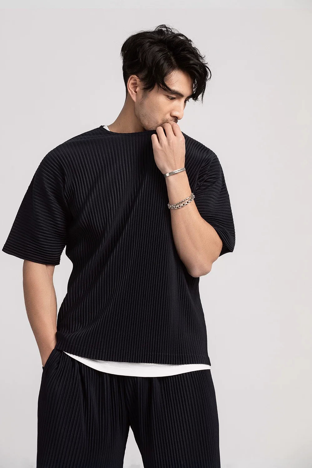Current Pleated Boxy Tee - Notkicks