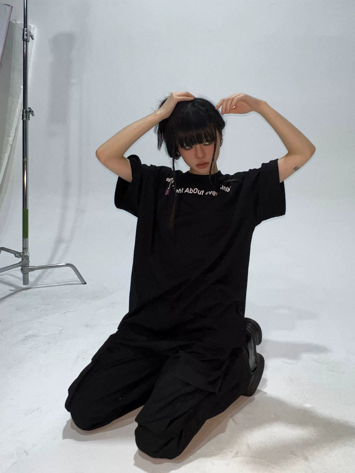 Say What Embroidery Tee - Notkicks