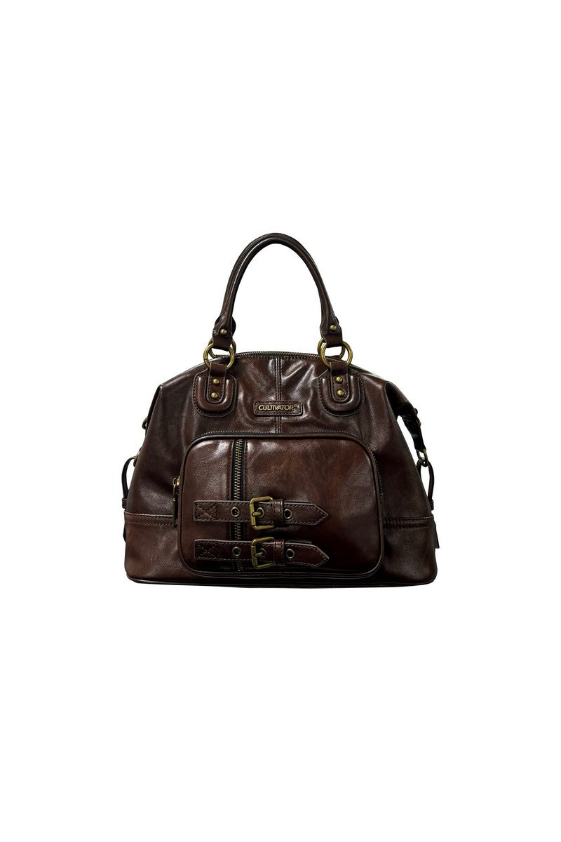 Convertible Waxed Leather Tote - Notkicks