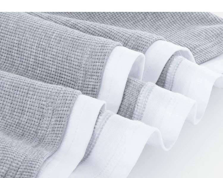 Layernotch Waffle Long Sleeve Tee - Notkicks