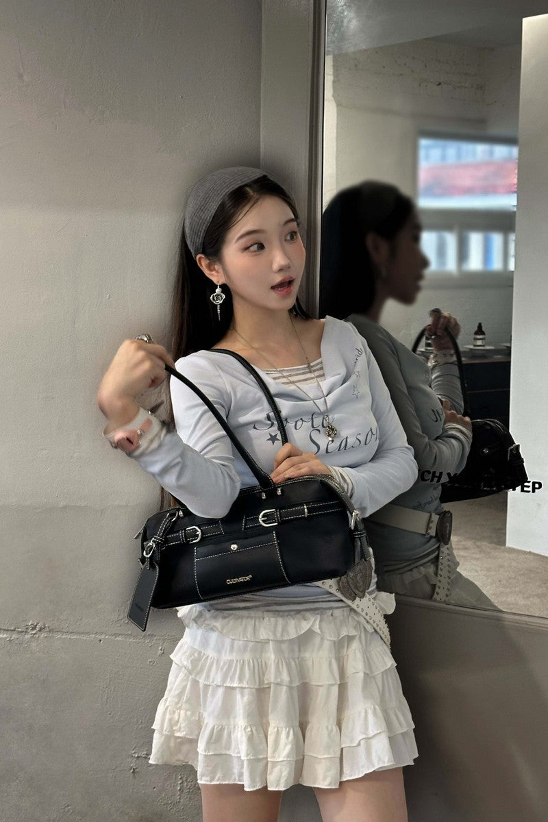 Vintage Baguette Shoulder Bag - Notkicks