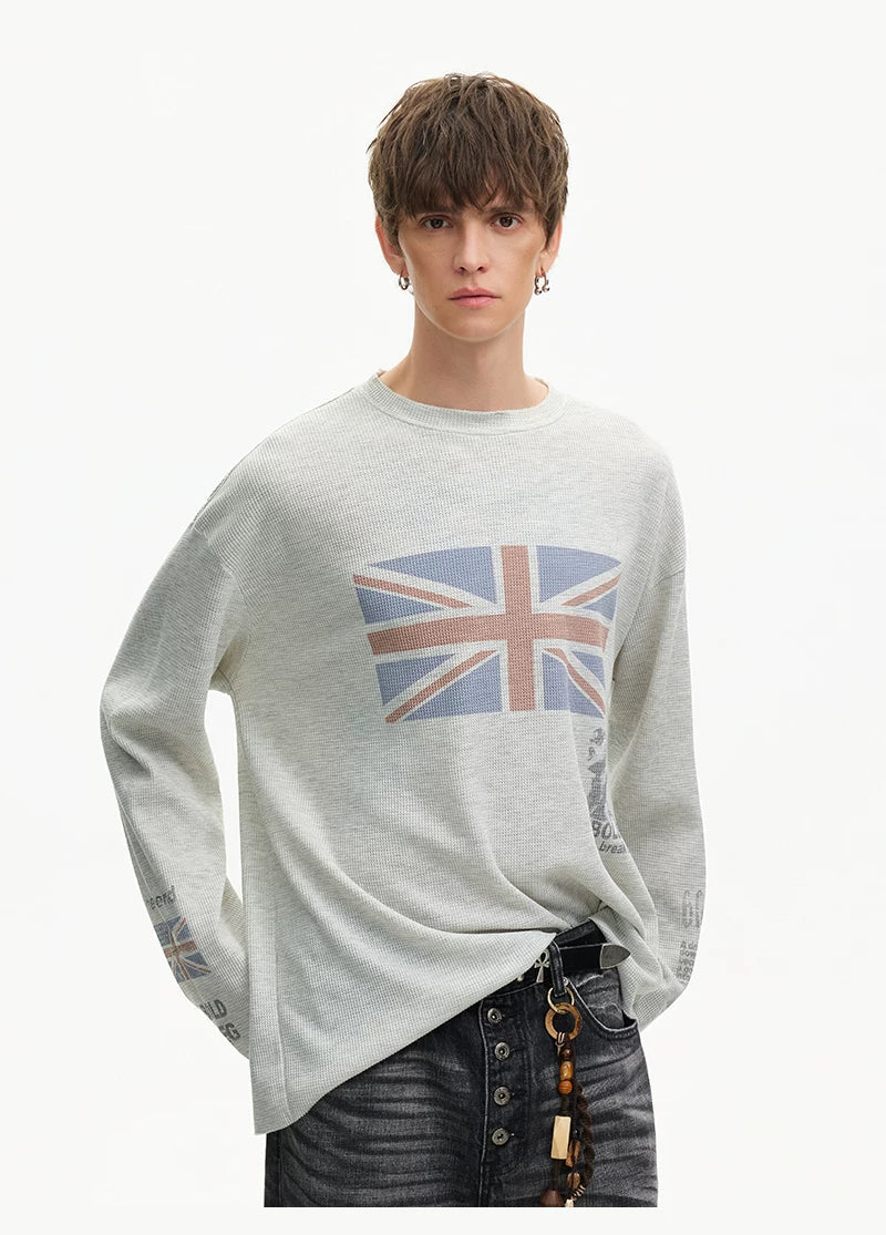 Union Wave Waffle Long-Sleeve Tee - Notkicks