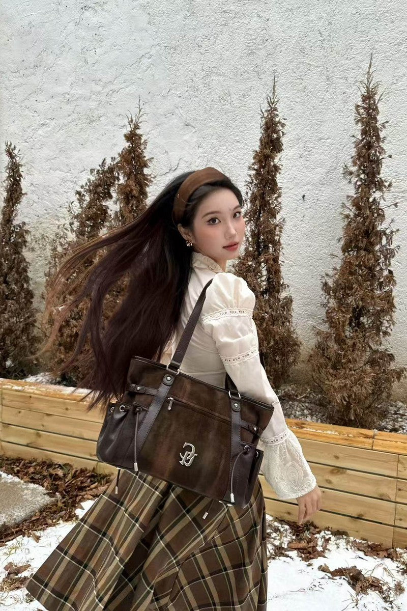 Washed Patchwork Tote Bag - Notkicks