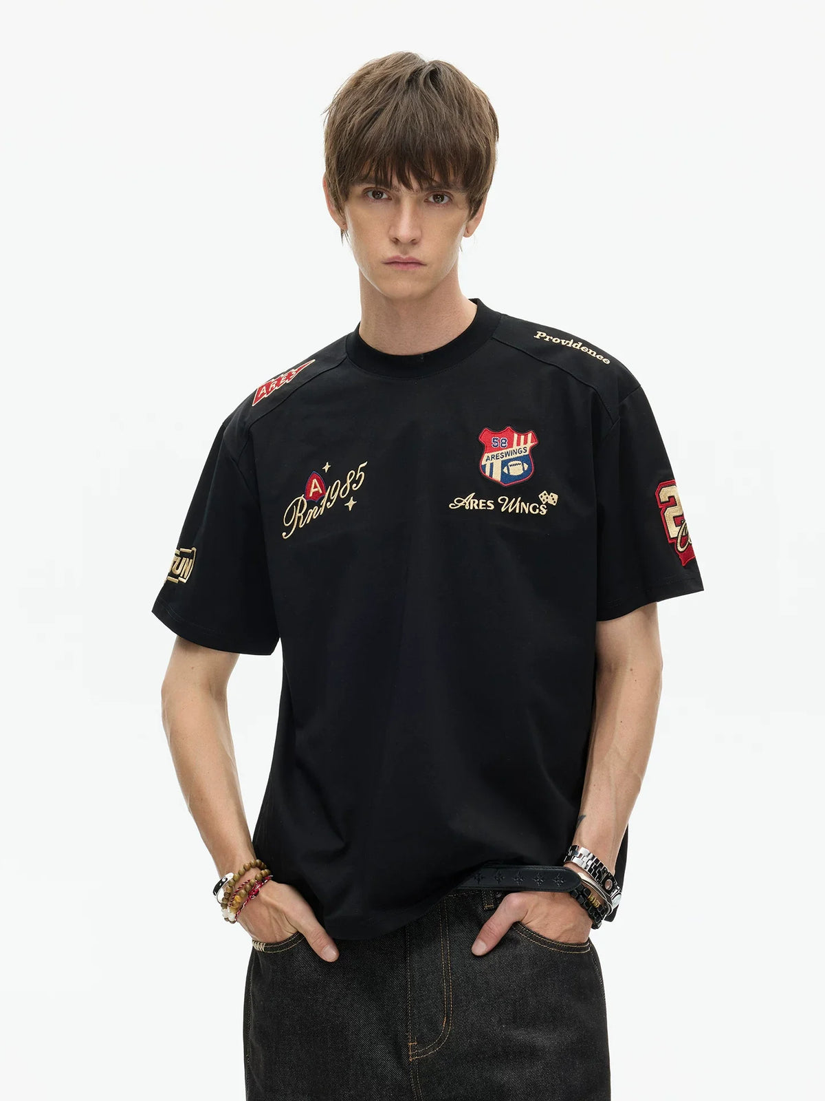 Ares Wings Racing Crest Tee - Notkicks