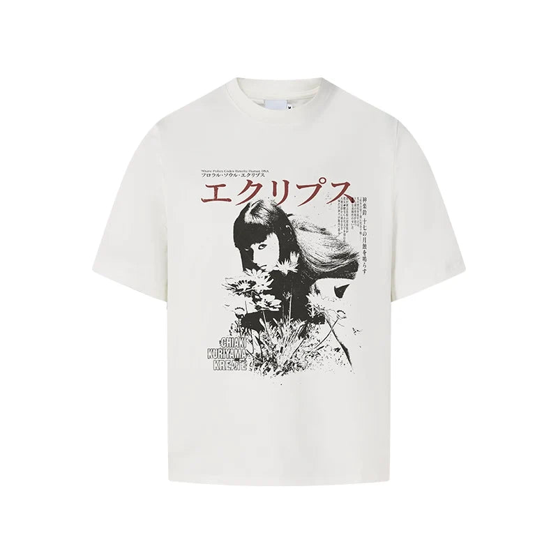 Japanese Graphic Print T-Shirts - Notkicks