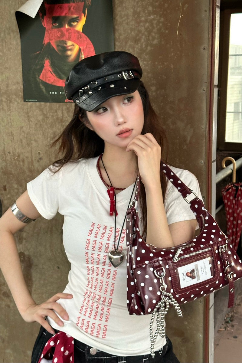 Waxed Polka Dot Bag - Notkicks