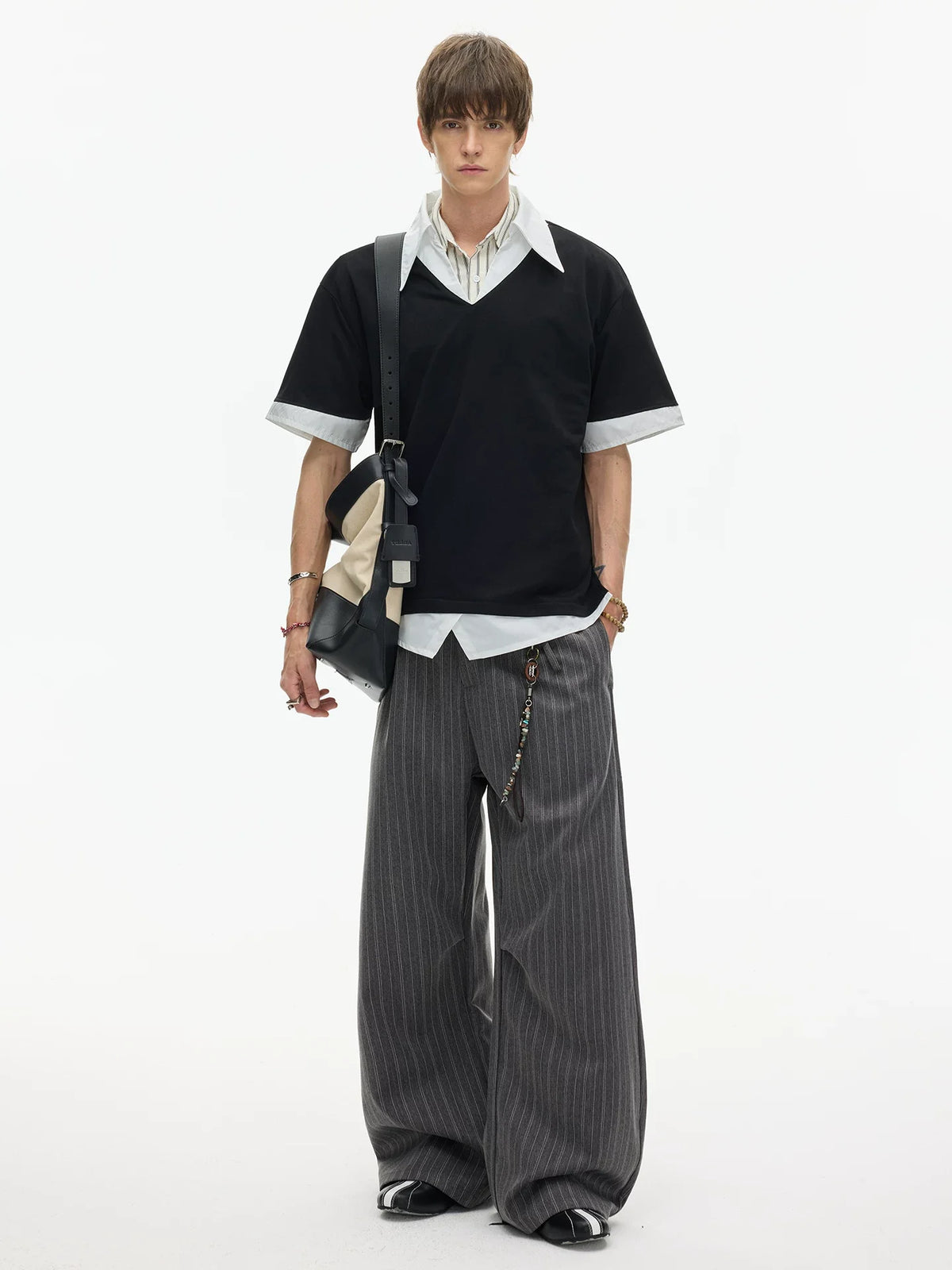 Frost Layered Collar Polo Tee - Notkicks