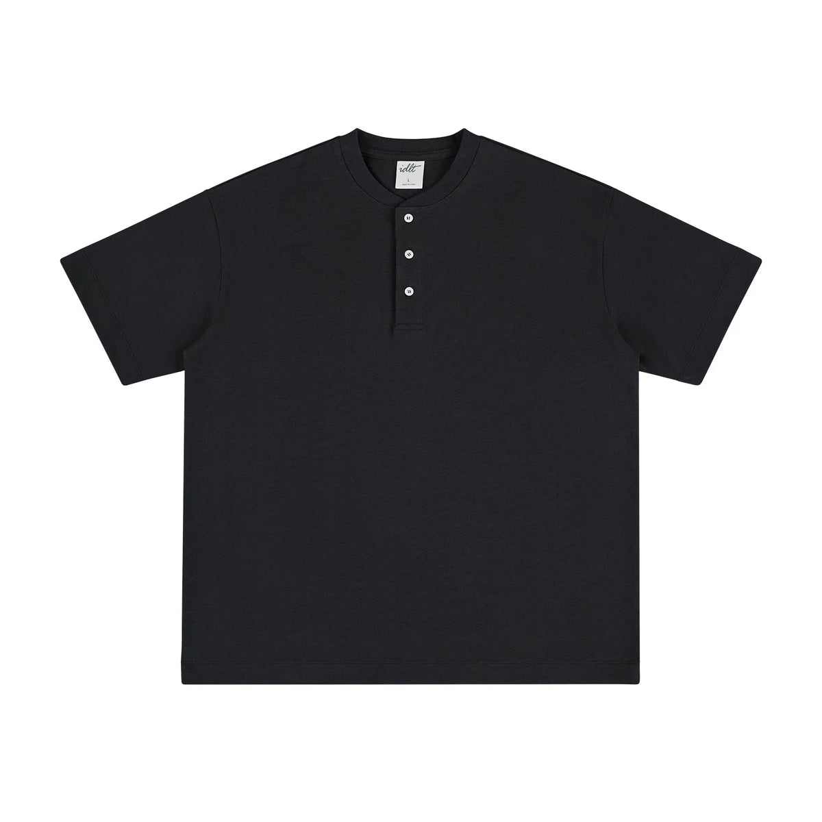 Core Crest Short-Sleeve Henley Tee - Notkicks